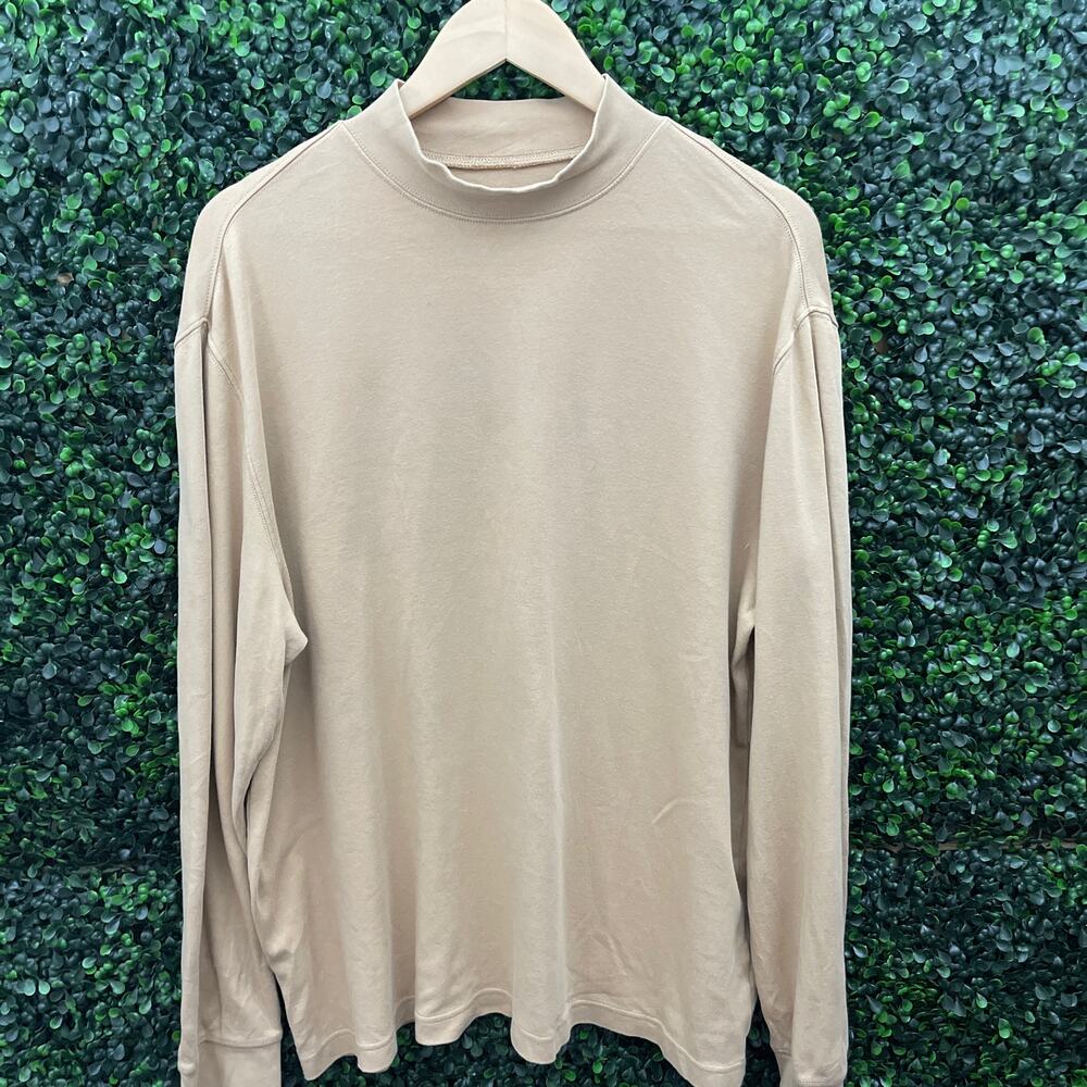 Saddlebred, Tan Long Sleeve Shirt, Men’s Size L